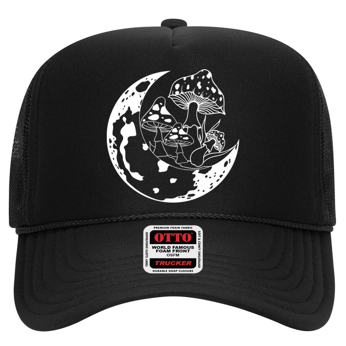 Goblincore Moon Aesthetic Dark Academia Mushroom Hat