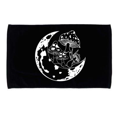 Goblincore Moon Aesthetic Dark Academia Mushroom Microfiber Hand Towel