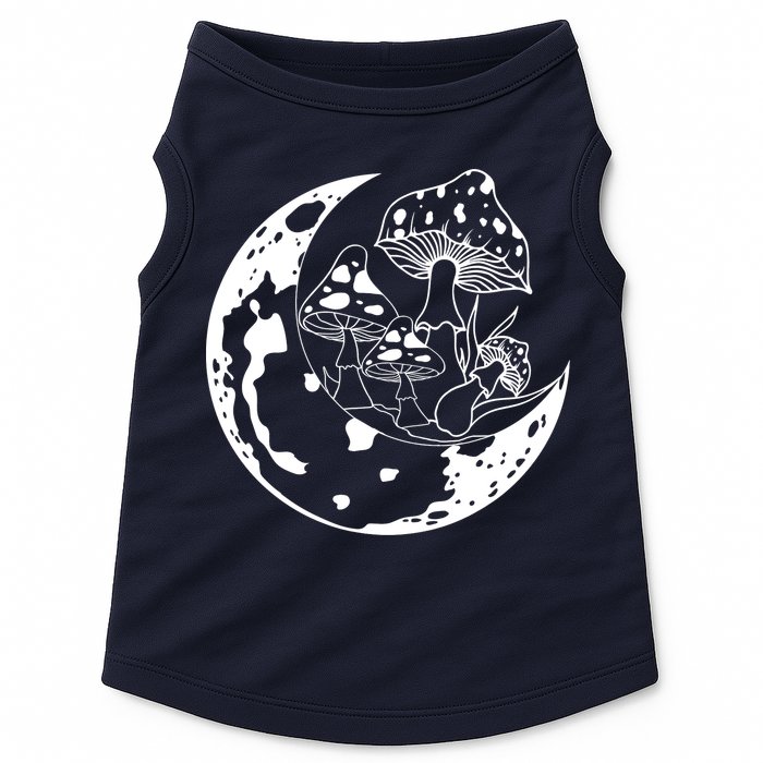 Goblincore Moon Aesthetic Dark Academia Mushroom Doggie Tank