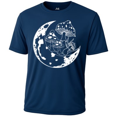 Goblincore Moon Aesthetic Dark Academia Mushroom Performance Shirt