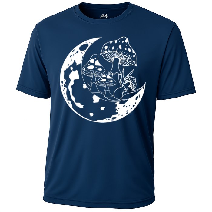 Goblincore Moon Aesthetic Dark Academia Mushroom Performance Shirt