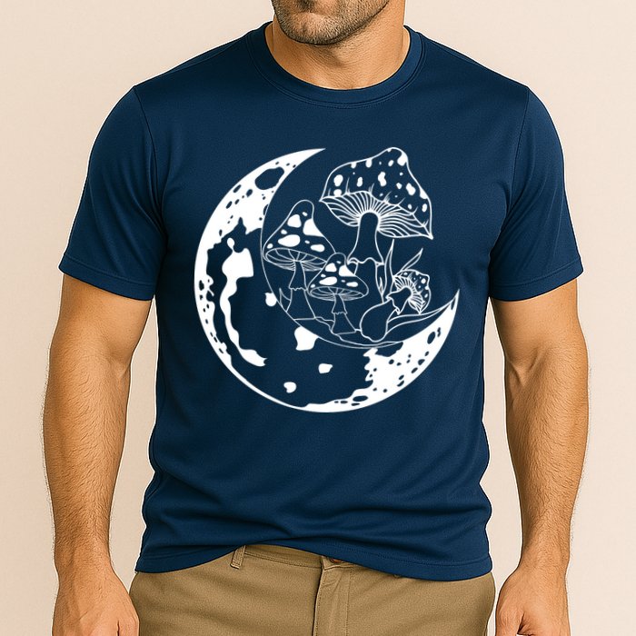 Goblincore Moon Aesthetic Dark Academia Mushroom Performance Shirt