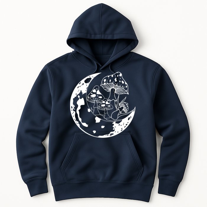 Goblincore Moon Aesthetic Dark Academia Mushroom Hoodie
