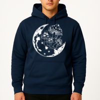 Goblincore Moon Aesthetic Dark Academia Mushroom Hoodie