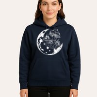 Goblincore Moon Aesthetic Dark Academia Mushroom Hoodie