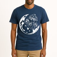 Goblincore Moon Aesthetic Dark Academia Mushroom Tall T-Shirt