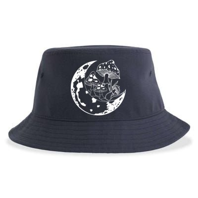 Goblincore Moon Aesthetic Dark Academia Mushroom Sustainable Bucket Hat
