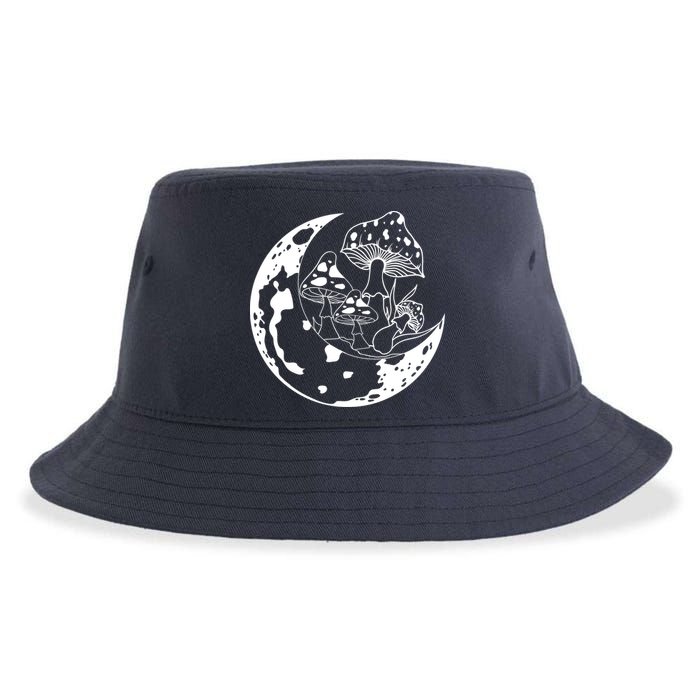 Goblincore Moon Aesthetic Dark Academia Mushroom Sustainable Bucket Hat