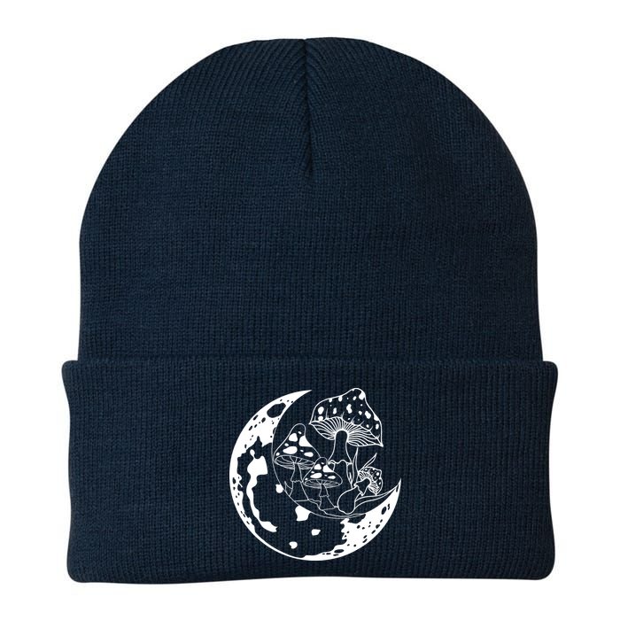 Goblincore Moon Aesthetic Dark Academia Mushroom Beanie