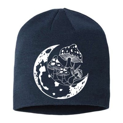 Goblincore Moon Aesthetic Dark Academia Mushroom Sustainable Beanie