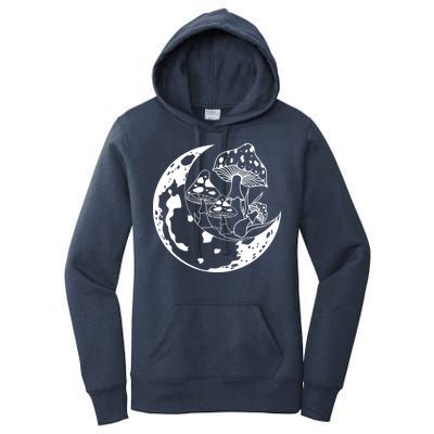 Goblincore Moon Aesthetic Dark Academia Mushroom Women's Pullover Hoodie