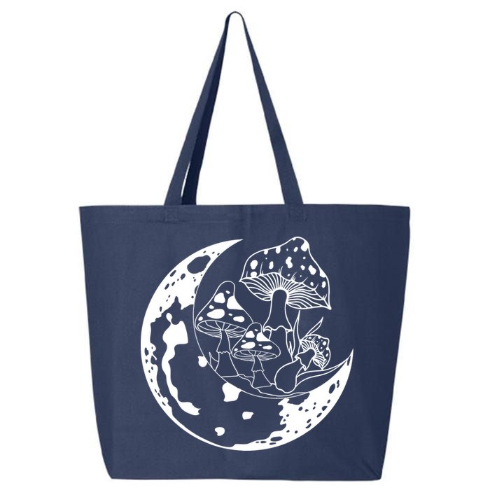 Goblincore Moon Aesthetic Dark Academia Mushroom 25L Jumbo Tote
