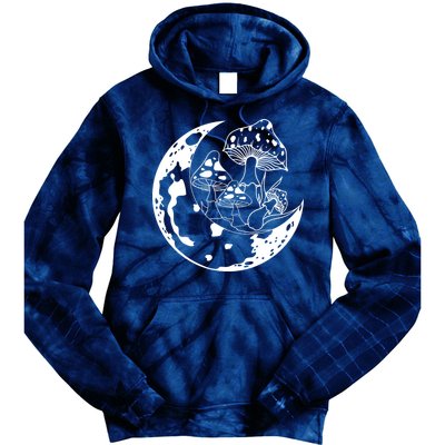 Goblincore Moon Aesthetic Dark Academia Mushroom Tie Dye Hoodie