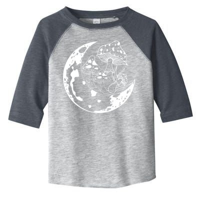 Goblincore Moon Aesthetic Dark Academia Mushroom Toddler Fine Jersey T-Shirt