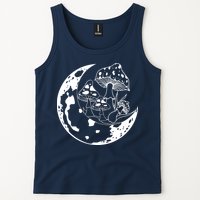 Goblincore Moon Aesthetic Dark Academia Mushroom Tank Top