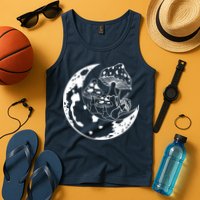 Goblincore Moon Aesthetic Dark Academia Mushroom Tank Top