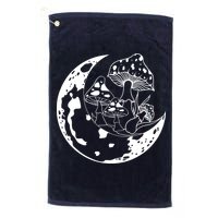 Goblincore Moon Aesthetic Dark Academia Mushroom Golf Towel