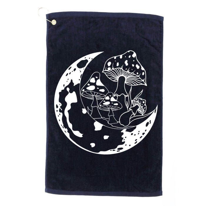 Goblincore Moon Aesthetic Dark Academia Mushroom Golf Towel