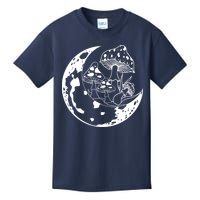 Goblincore Moon Aesthetic Dark Academia Mushroom Kids T-Shirt