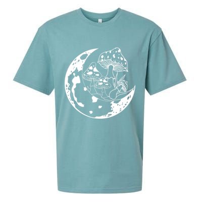 Goblincore Moon Aesthetic Dark Academia Mushroom Sueded Cloud Jersey T-Shirt