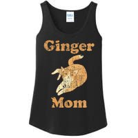 Ginger Mom Adorable Cat Feline Lover Cat Mom Ladies Essential Tank