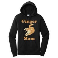 Ginger Mom Adorable Cat Feline Lover Cat Mom Women's Pullover Hoodie