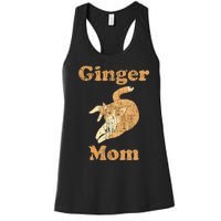 Ginger Mom Adorable Cat Feline Lover Cat Mom Women's Racerback Tank