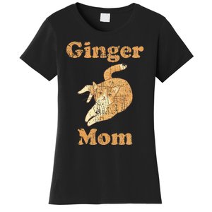 Ginger Mom Adorable Cat Feline Lover Cat Mom Women's T-Shirt