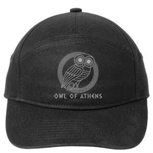 Greek Mythology Athena Owl Of Athens 7-Panel Snapback Hat