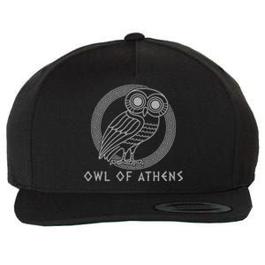 Greek Mythology Athena Owl Of Athens Wool Snapback Cap