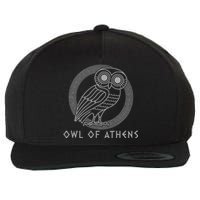 Greek Mythology Athena Owl Of Athens Wool Snapback Cap