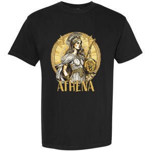 Greek Mythology Athena The Goddess Of Wisdom And War Garment-Dyed Heavyweight T-Shirt