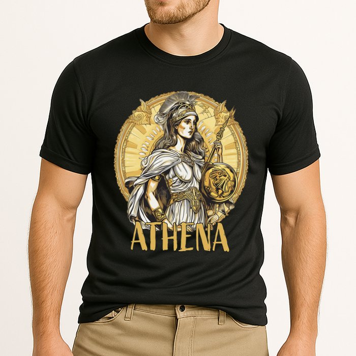 Greek Mythology Athena The Goddess Of Wisdom And War Cooling Performance Crew T-Shirt
