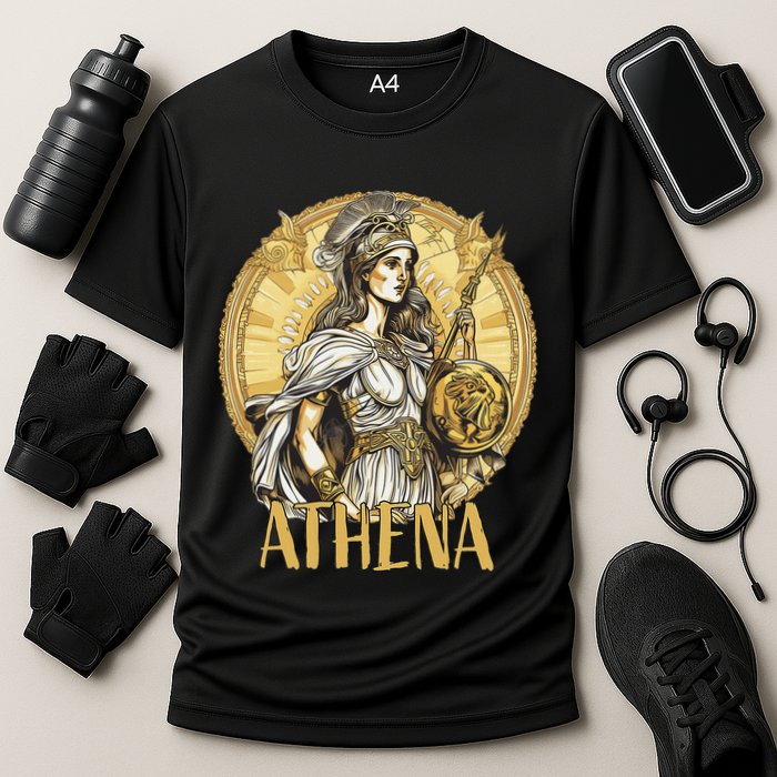 Greek Mythology Athena The Goddess Of Wisdom And War Cooling Performance Crew T-Shirt