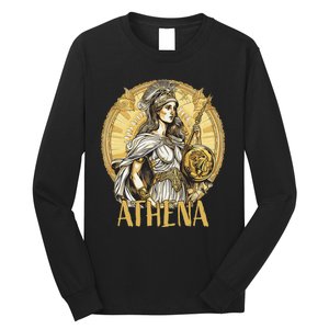 Greek Mythology Athena The Goddess Of Wisdom And War Long Sleeve Shirt