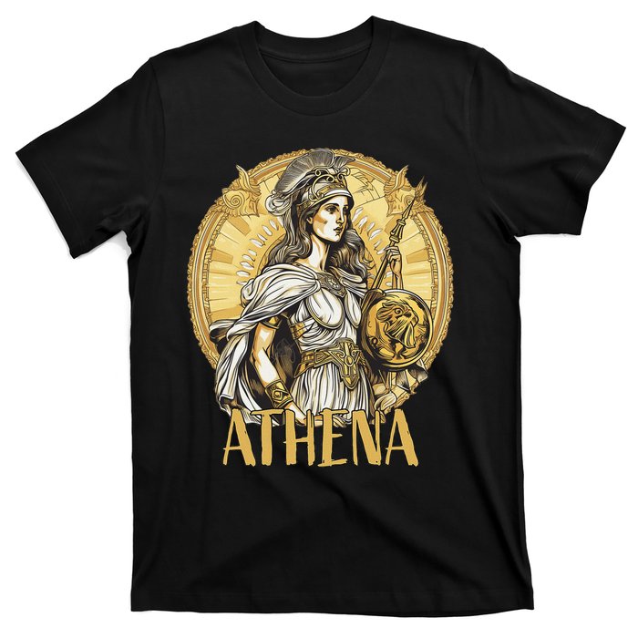 Greek Mythology Athena The Goddess Of Wisdom And War T-Shirt