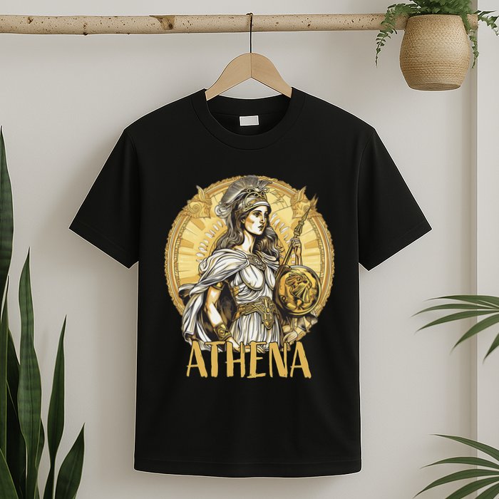 Greek Mythology Athena The Goddess Of Wisdom And War T-Shirt