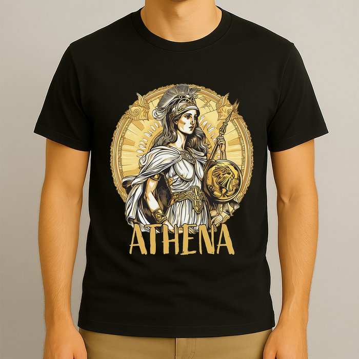 Greek Mythology Athena The Goddess Of Wisdom And War T-Shirt