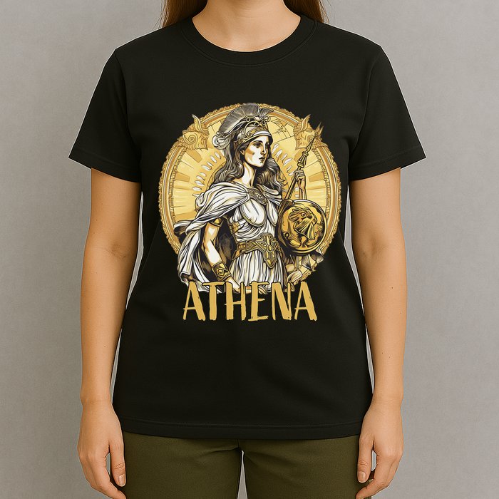 Greek Mythology Athena The Goddess Of Wisdom And War T-Shirt