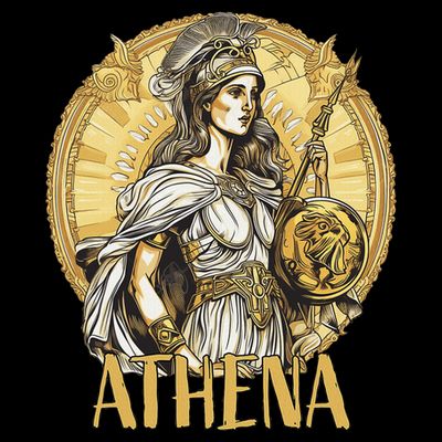 Greek Mythology Athena The Goddess Of Wisdom And War T-Shirt
