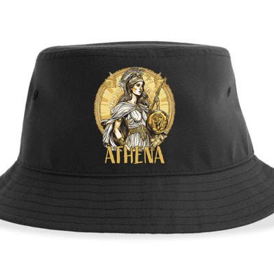 Greek Mythology Athena The Goddess Of Wisdom And War Sustainable Bucket Hat