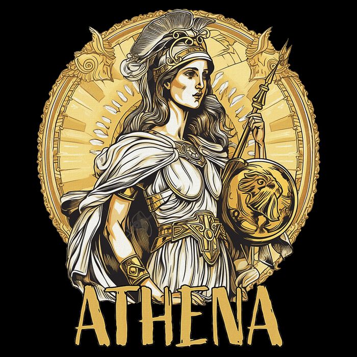 Greek Mythology Athena The Goddess Of Wisdom And War Sustainable Bucket Hat