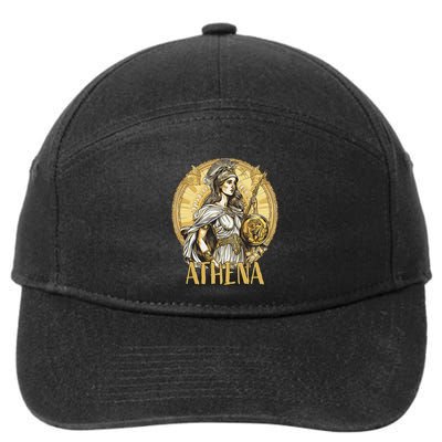 Greek Mythology Athena The Goddess Of Wisdom And War 7-Panel Snapback Hat