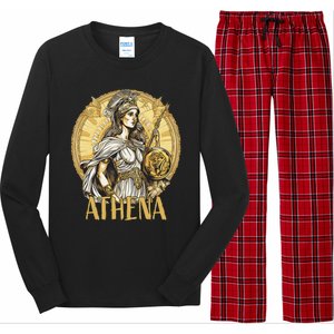 Greek Mythology Athena The Goddess Of Wisdom And War Long Sleeve Pajama Set