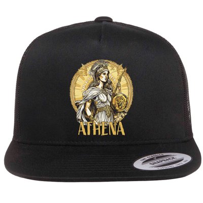 Greek Mythology Athena The Goddess Of Wisdom And War Flatbill Hat
