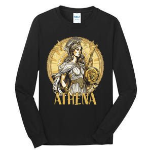 Greek Mythology Athena The Goddess Of Wisdom And War Tall Long Sleeve T-Shirt