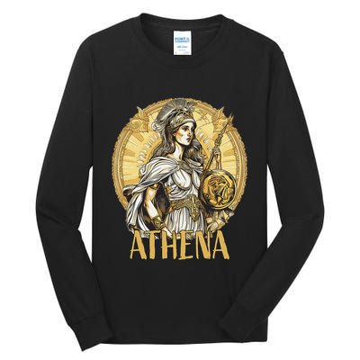 Greek Mythology Athena The Goddess Of Wisdom And War Tall Long Sleeve T-Shirt