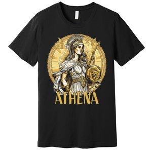 Greek Mythology Athena The Goddess Of Wisdom And War Premium T-Shirt