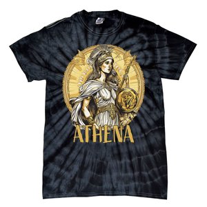 Greek Mythology Athena The Goddess Of Wisdom And War Tie-Dye T-Shirt