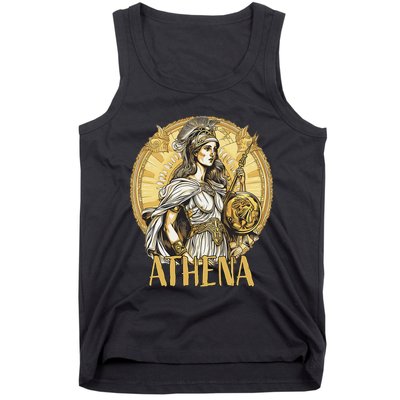 Greek Mythology Athena The Goddess Of Wisdom And War Tank Top